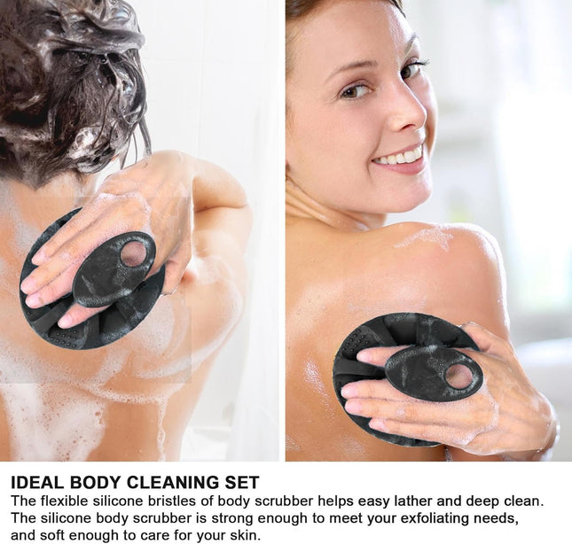 Soft Silicone Body Cleansing Brush Shower Scrubber Gentle Exfoliating and Massage for All Kinds of Skin – product detail