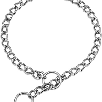 Chain Dog Training Choke Collar, 304 Stainless Steel, Total Length 20 in, 2.5 mm