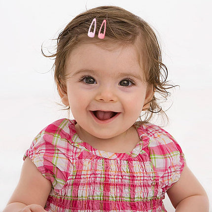 30 Pcs Baby Snap Hair Clips, 1.2 Inch Metal Mini Barrette Hair Clips, Candy Color, Baby Girl Hairpin, Toddler Hair Accessories