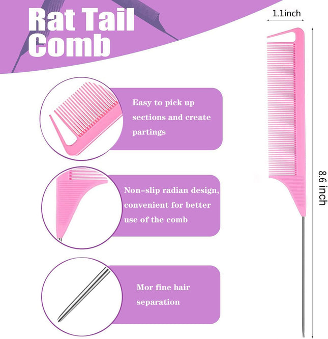 Hair Loop Styling Tool Set with 1000 Pcs Clear Mini Elastic Hair Bands 1 Pcs – product detail