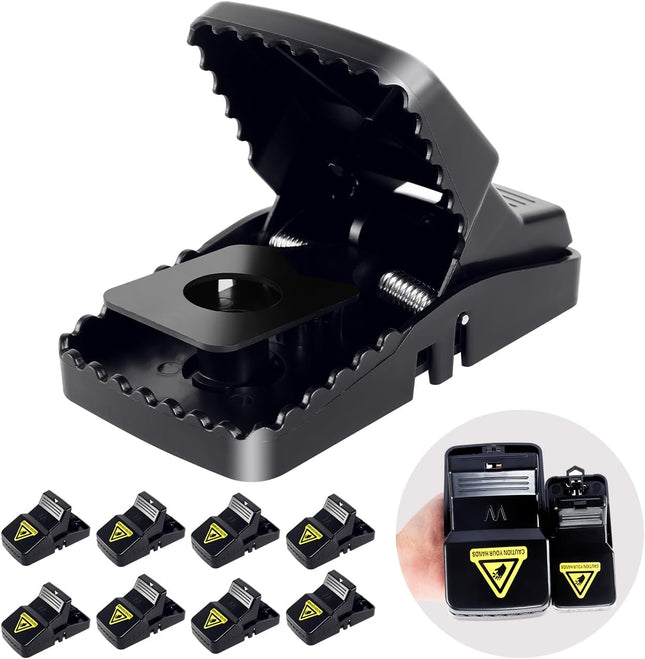 8 Packs Large Mouse Traps High Sensitivity Rat Snap Best Mouse Traps That Work Safe V1259-DP01-A-1883