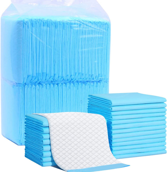 100 Pack Disposable Changing Pads Portable Diaper Change Pad for Baby Super Absorbent Leak-Proof