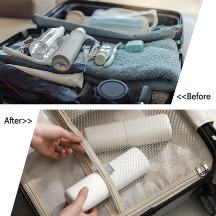 Travel Toothbrush Case, Portable Tooth Brush Holder and Toothpaste Cover Container with Mouthwash Cup, Compact Oral Clean Tools Organizer for Traveling/Camping/School/Home (Grey)