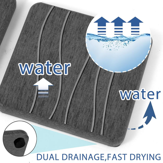 3PCS Water Absorbing Stone Tray Fast Drying Stone Sink Tray Stones Soap Trays Water Absorbent – product detail