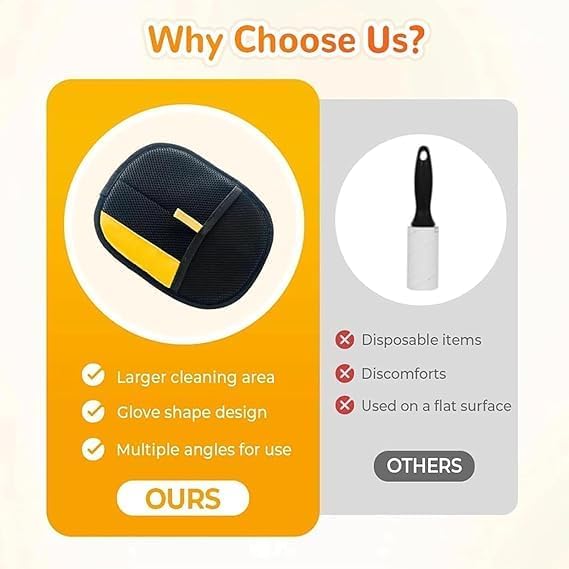 Electrostatic Gloves Pet Hair Removal Pet Hair Removal Glove Reusable Electrostatic Gloves Pet Hair Pet – product detail