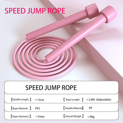 Kids Jump Rope, 3-Pack Set, Jump Rope for Kids 8-12, Beginners, and Adults - Lightweight, Tangle-Free, Adjustable PVC Rope - Jump Rope Kids, Jump Rope for Women (3 pcs)