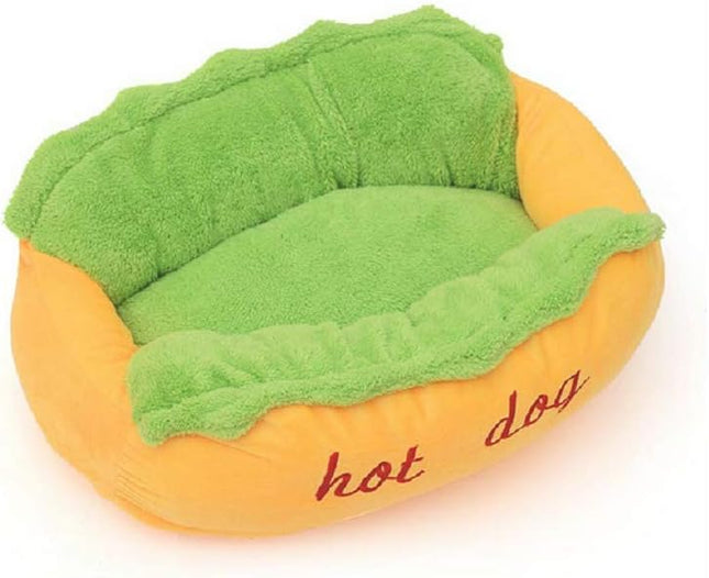 Hotdog Design Dog Bed