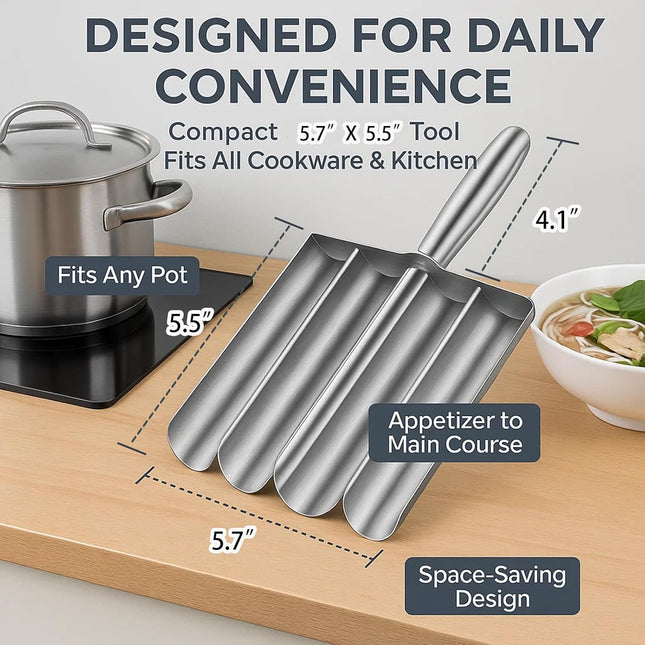 Meatball Maker Tool 304 Stainless Steel Kitchen Manual Non Stick Meatball Maker Portable Meatball Spoon – product detail