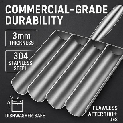 Meatball Maker Tool, 304 Stainless Steel Kitchen Manual Non Stick Meatball Maker, Portable Meatball Spoon Ball Maker Kitchen Restaurant Must Have Meatball Making Set，Home Cooking Tools (4-channel)