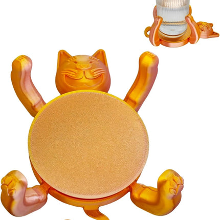 Funny Cat Coasters Cup Cuddler, 3D Creative Coasters for Drinks, Bars, Party, Birthday Gifts for Cat Lovers, Home Decor Housewarming and White Elephant Gifts Ideas