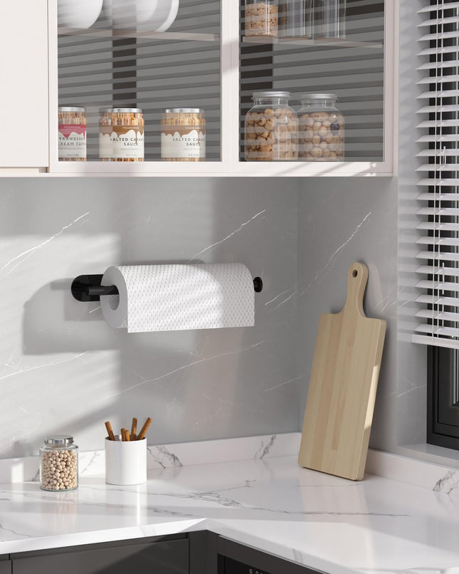 Thickened Steel Paper Towel Holders Under Cabinet for Kitchen Bathroom SUS304 Stainless Steel – product detail
