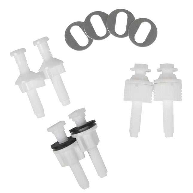 Universal Toilet Seat Hinge Bolt Screw for Top Mount Toilet Seat Hinges Downlock Nuts can