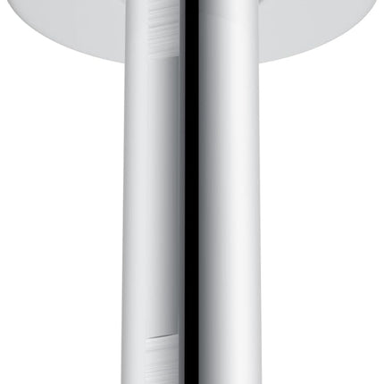 All Metal Ceiling Mounted Shower Arm, 4 Inch Shower Head Extension with Flange, Stainless Steel Straight Shower Arm For High Pressure Rain Shower Head, Shower Head Extender, Chrome