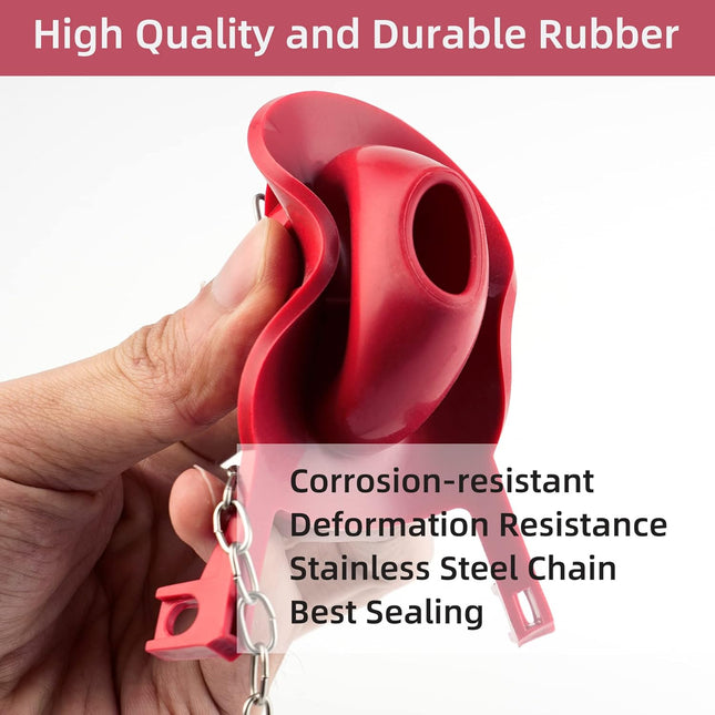 2-inch Universal Toilet Tank Flapper Long Lasting All Rubber Seal Flapper Replacement Compatible – product detail