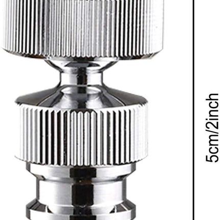 Dishwasher Faucet Adapter, Dishwasher Snap Adapter, 56/64-27 Threaded with Small Diameter Nipple, Chrome Plated, Brass