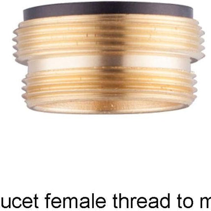 Dishwasher Faucet Adapter, Dishwasher Snap Adapter, 56/64-27 Threaded with Small Diameter Nipple, Chrome Plated, Brass
