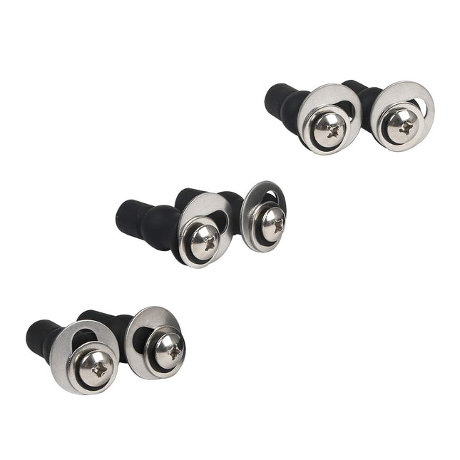 6 Pack Universal Toilet Seat Hinges Screw Toilet Seat Hinges Blind Hole fixings Expanding Rubber – product detail