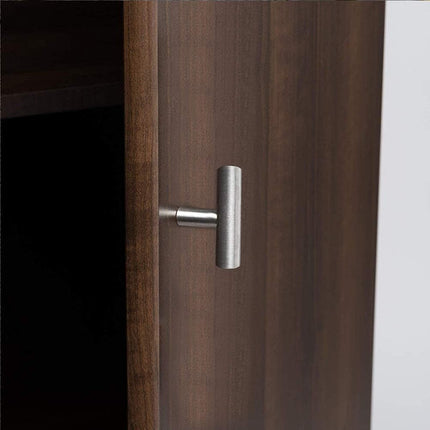 10 Pack Brushed Nickel Cabinet Knobs Cabinet Hardware - Brushed Nickel Drawer Knobs Kitchen Cabinet Knobs T Bar Drawer Pull Knobs 1/2 inch Diameter Overall Length 50mm