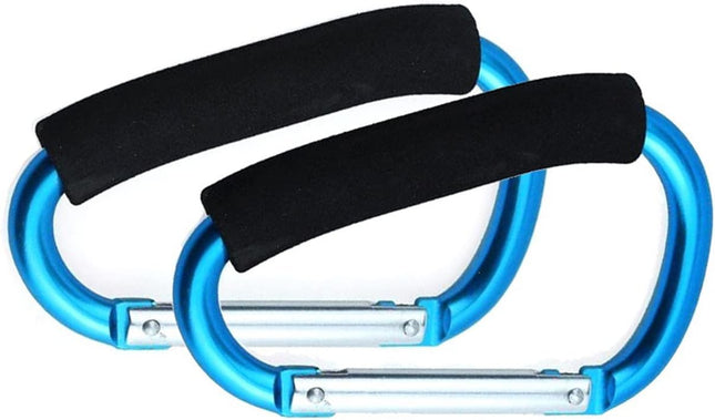 Stroller Hooks by Baby Large Stroller Hooks for Mommy 2 pcs Carabiner Stroller Hook Organizer for Hanging