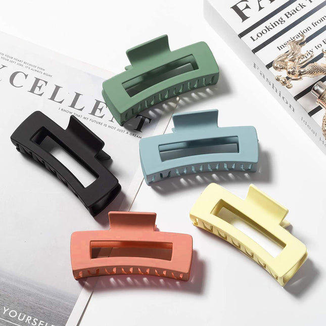 5 Pcs Hair Claw Clips-Nonslip Large Claw Clip Strong Hold Hair Clips Suitable for Women Fashion Hair – product detail