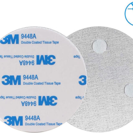 Magnetic Smoke Detector Sticky Pads Magnetic Adhesive Pads 3PCS Magnetic Smoke Alarm Fixing Mount No Drilling Magnet Holder Installation Tool for Smoke Fire Alarms Detector