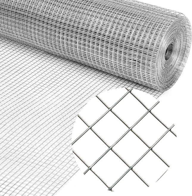 Hardware Cloth Metal Wire Mesh Roll Galvanized Wire Chicken Coop Welded Wire Mesh Fence for Poultry Netting
