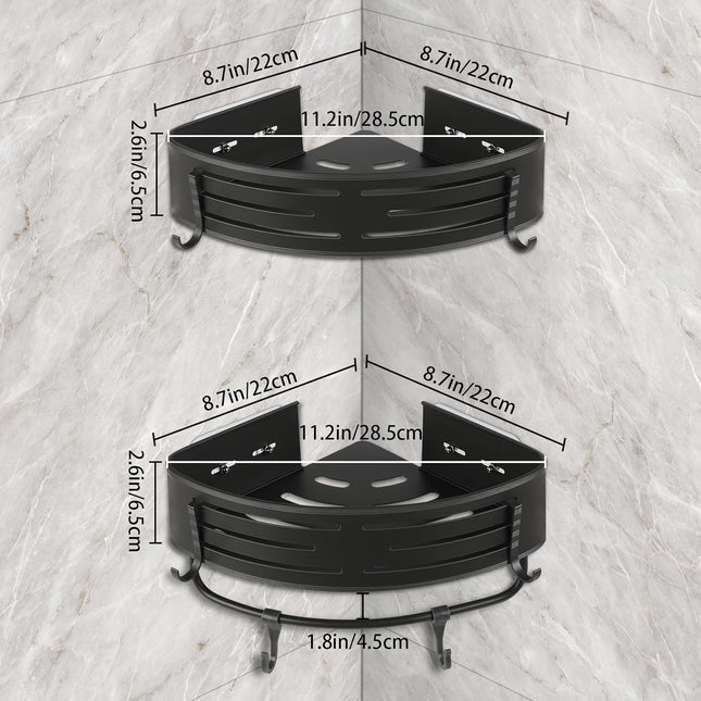 Shower Shelf Corner Caddy (Gun – product detail