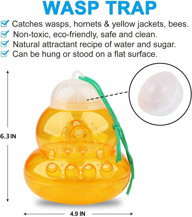 2 Pack Wasp Trap Hornets Yellow Jackets Wasp Repellent Hornet Trap Bee Traps Wasps Wasp – product detail