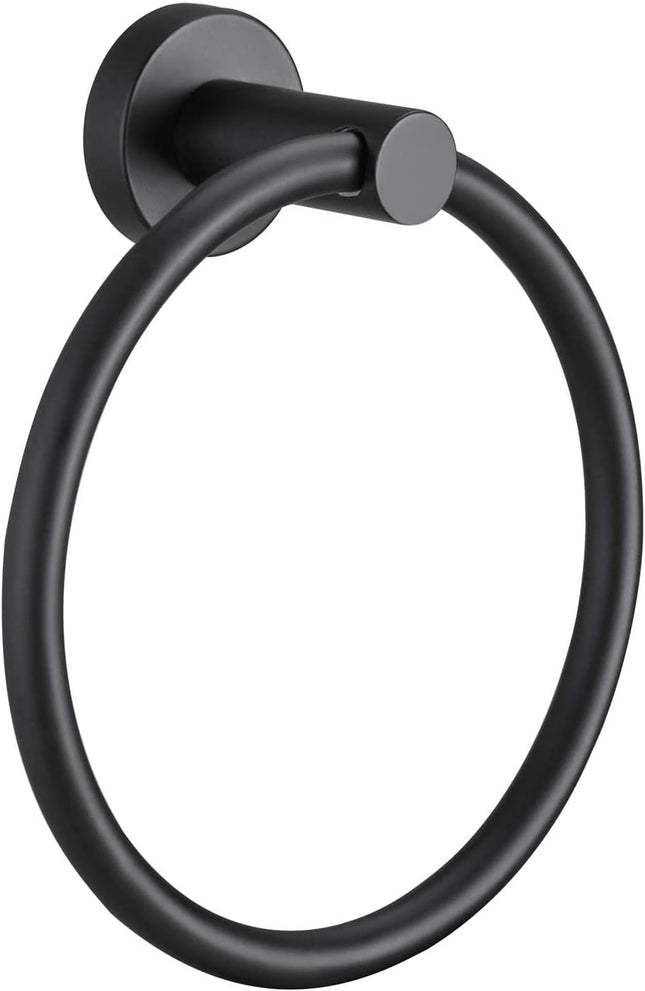 Hand Towel Ring 304 Stainless Steel Towel Ring Hanging Round for Bathroom and Kitchen V1259-DP01-A-2617