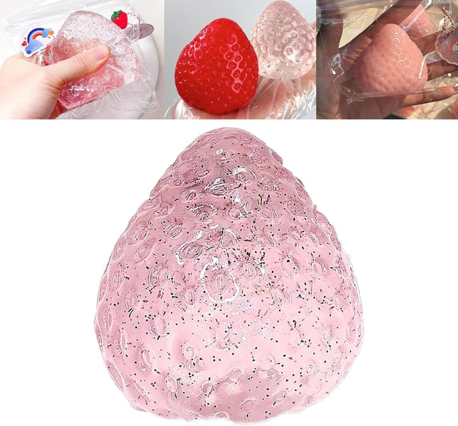 Taba Squishy Strawberry Strawberry Taba Squishy Toys Handmade Taba Squishy Clear Stress Relieving for