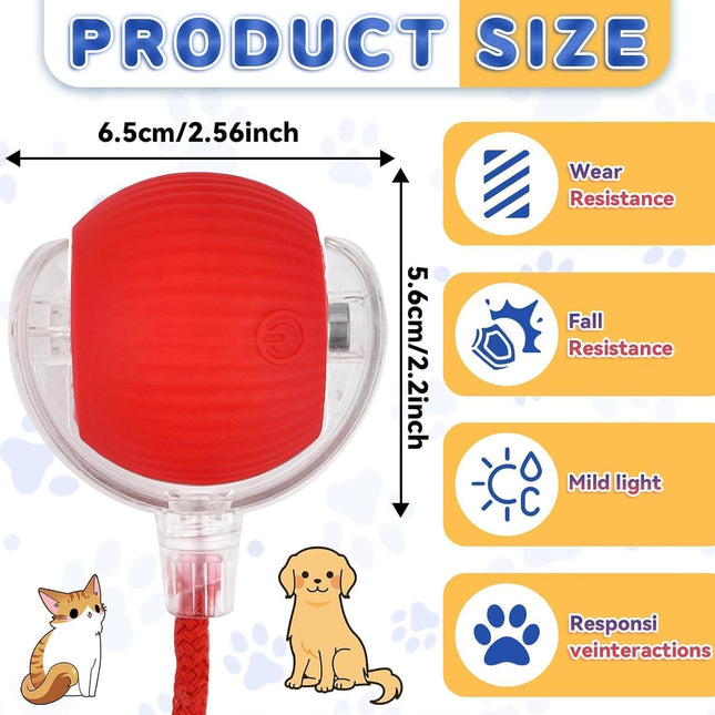 Interactive Rolling Dog Ball Interactive Cat to-ys Rolling Ball Chewie Viral Dog Ball Smart – product detail