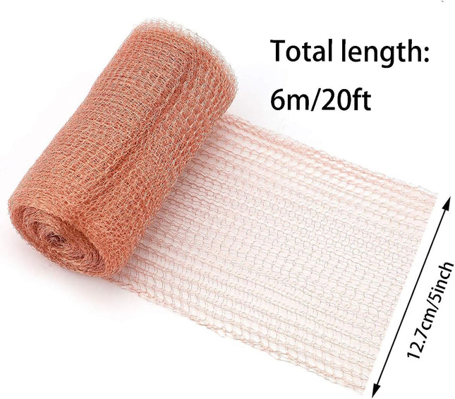 Copper Mesh Roll Gap Blocker for Building Hole Knitted Pure Copper Mesh Blocker for Mouse Birds – product detail