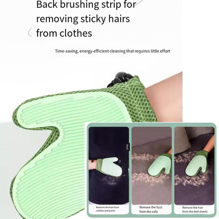 All-in-One Grooming Mist Glove for Pets, Grooming Mist Glove for Pets, Say Goodbye to Messy, Use Soothing Spray, Micro-Fine Spray to Lock Dandruff and Loose Hair (blue)