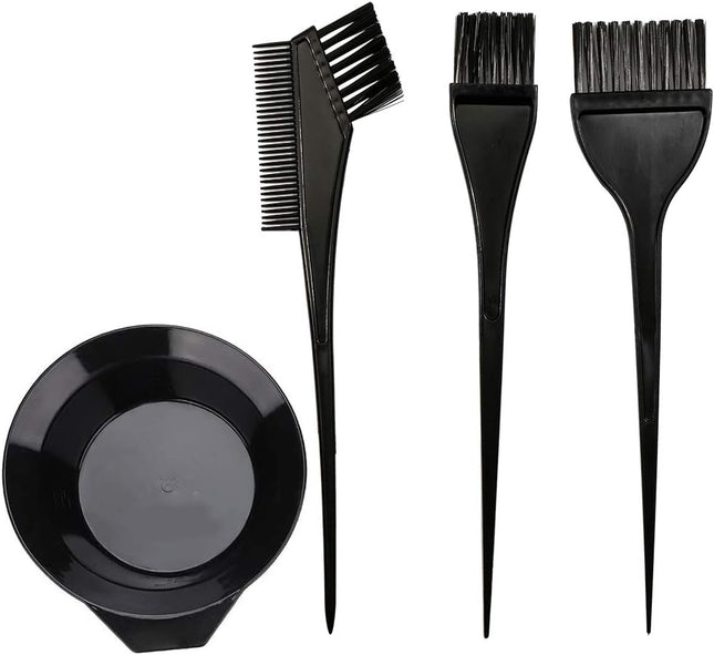 Hair Dye Color Brush and Bowl Set Color Bowl Brushes Tool Mixing Bowl Kit Tint Comb for Hair Tint Dying
