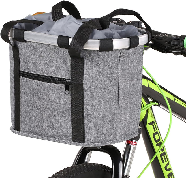 Stylish Aluminum Alloy Bicycle Basket