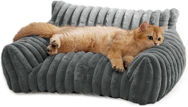 Cat Couch Bed Cute Pet Sofa Bed for Small Medium Large Cats Dogs Indoor with V1259-DP01-A-2782