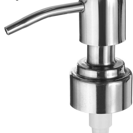 Replacement Pump Stainless Steel Soap and Lotion Dispenser Pump Dispenser Replace Head Apply to 26mm-27.4mm Diameter