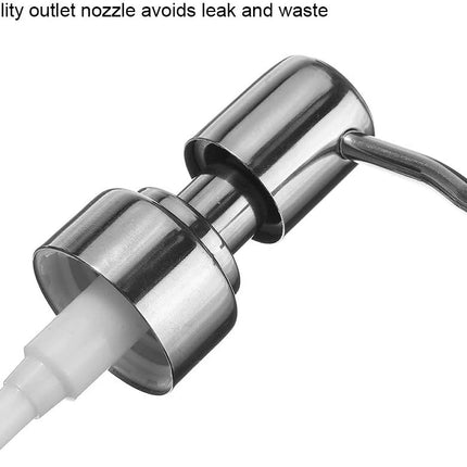 Replacement Pump Stainless Steel Soap and Lotion Dispenser Pump Dispenser Replace Head Apply to 26mm-27.4mm Diameter
