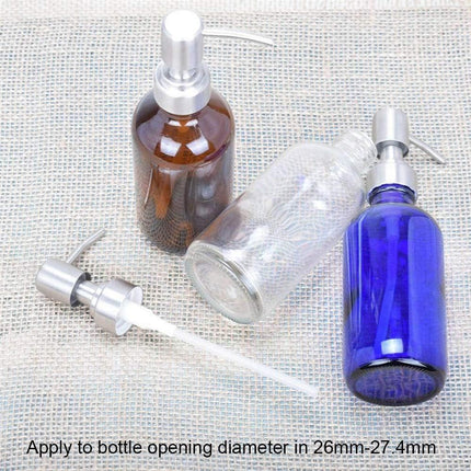 Replacement Pump Stainless Steel Soap and Lotion Dispenser Pump Dispenser Replace Head Apply to 26mm-27.4mm Diameter