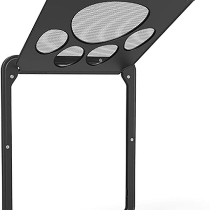 Pet Screen Door Sliding Screen Dogs Door with Magnetic Flap Lock Automatically for Medium Large Dogs