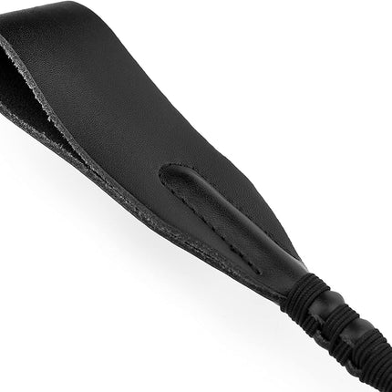 Horse Whip 27" Crop 18" Faux Leather Set Black Riding Whip Horse  and Crops Equestrian Horse Whip Set