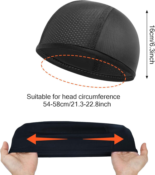 3 Pack Under Helmet Caps Breathable Cycling Helmet Liner Summer Cycling Skull Caps Wicking Running – product detail