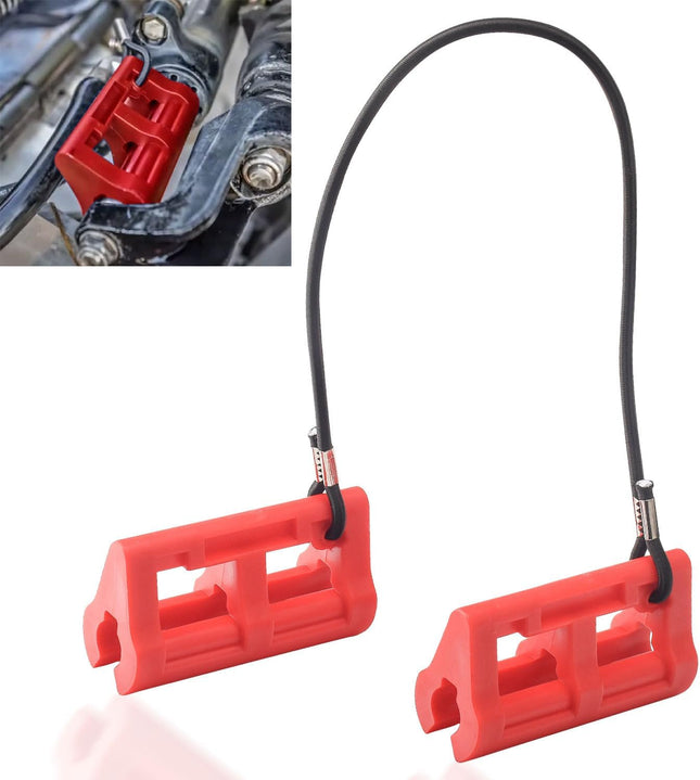 Red Hydraulic Steering Locks Outboard Motor Steering Lock for Most Steering Cylinder Rods On
