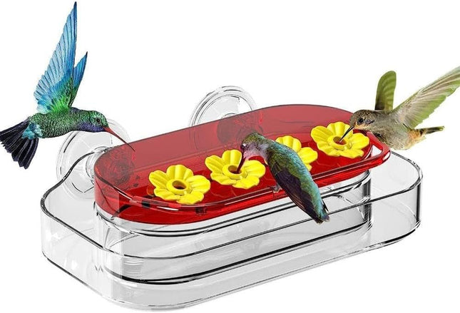 Window Hummingbird Feeders V1259-DP01-A-3021 in Yellow