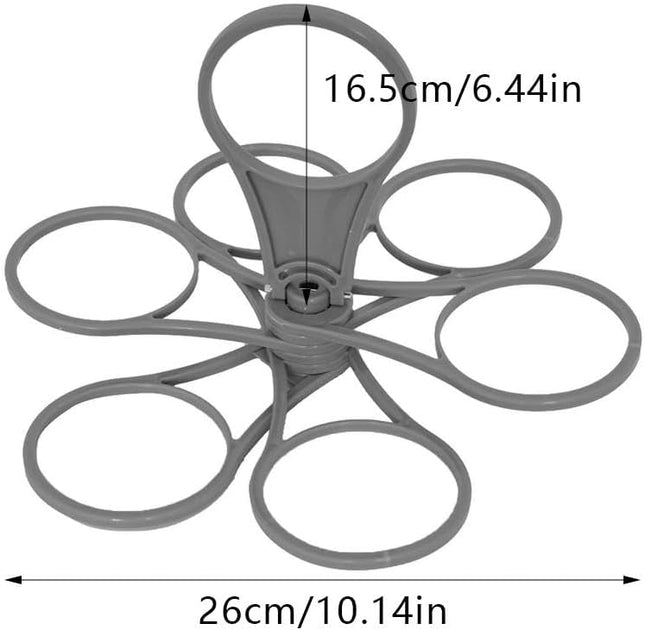 Rotating Cup Holder Fold Away Cup Carrier Portable Drink Carrier for Big Cups Reusable Drink Delivery – product detail