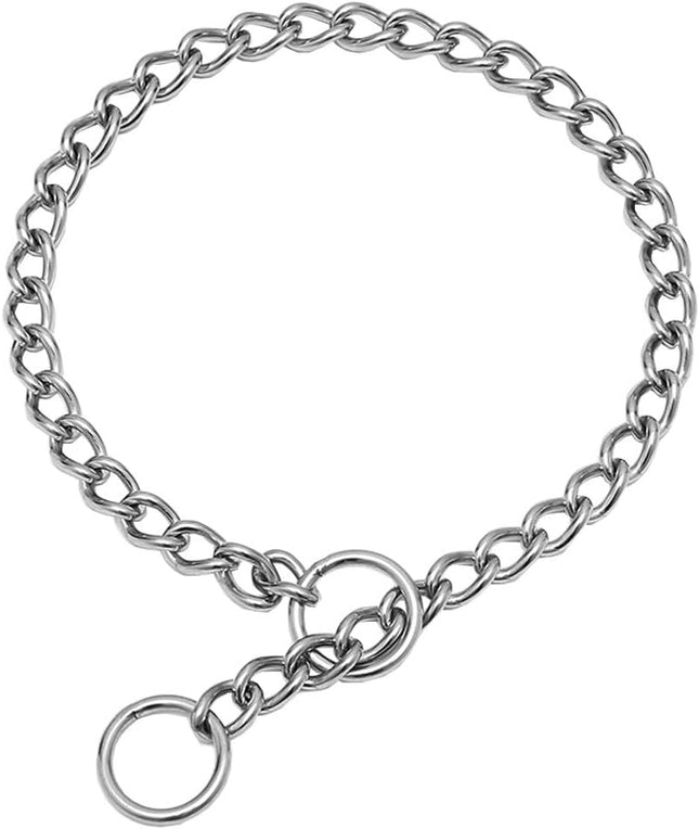 Chain Dog Training Choke Collar 304 Stainless Steel Total Length 20 in 2.5 mm V1259-DP01-A-3106