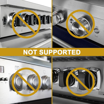 10Pcs Stove Locks,Child Safety Oven Knob Covers Stove Lock,Stove Stopper Knob Safety Covers,Stove Protector for Kids(Transparent Black)