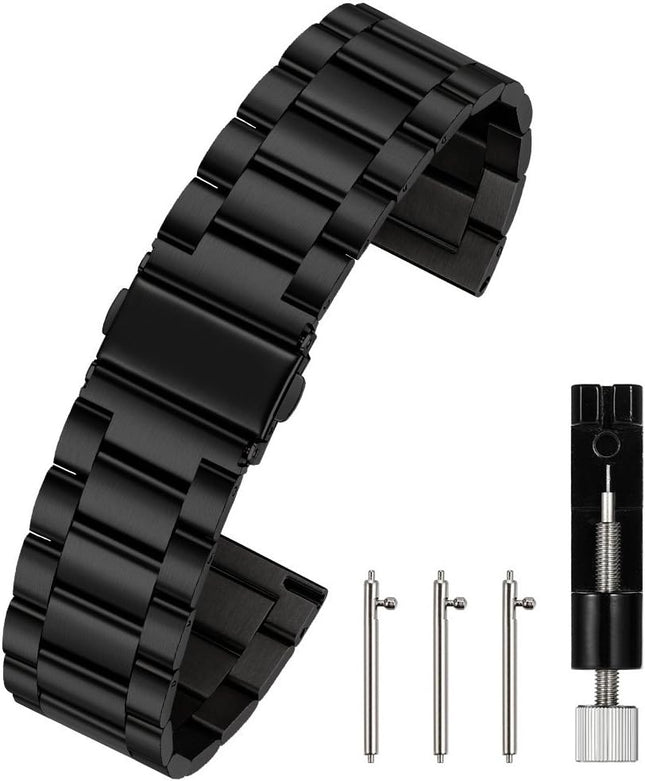 Quick Release Watch Strap 16mm 18mm 20mm 22mm 24mm Premium Solid Stainless Steel Watch Band Replacement