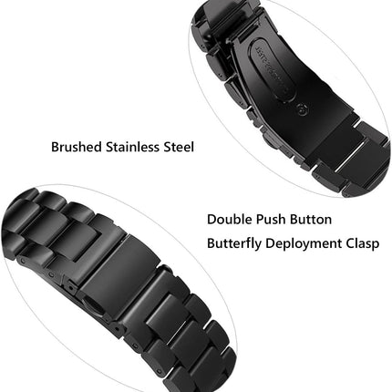 Quick Release Watch Strap,16mm 18mm 20mm 22mm 24mm Premium Solid Stainless Steel Watch Band Replacement