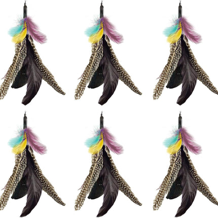 Feather Cat Toy Refill: Fits Da Bird-Handmade Natural Guinea Feather- by
